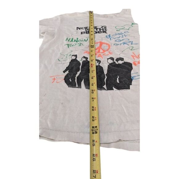 Vintage 80s‎ Large Hangin Tough Tour New Kids on the Block Band T-Shirt USA - Picture 7 of 8